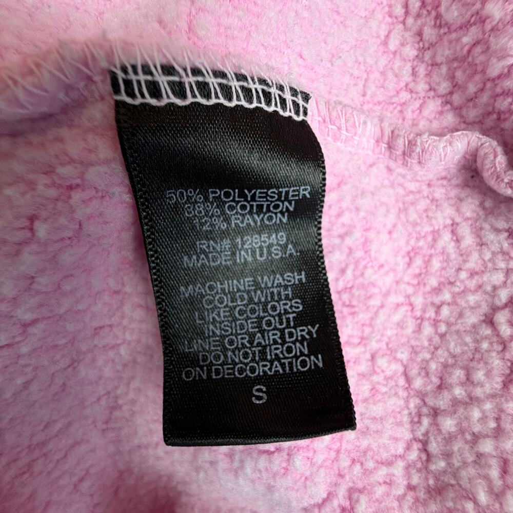 Aviator Nation Pink Ninja Pullover Hoodie Quilted Funnel Neck Women Small $220 - Picture 6 of 6